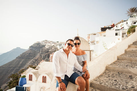 destination wedding photographer in santorini